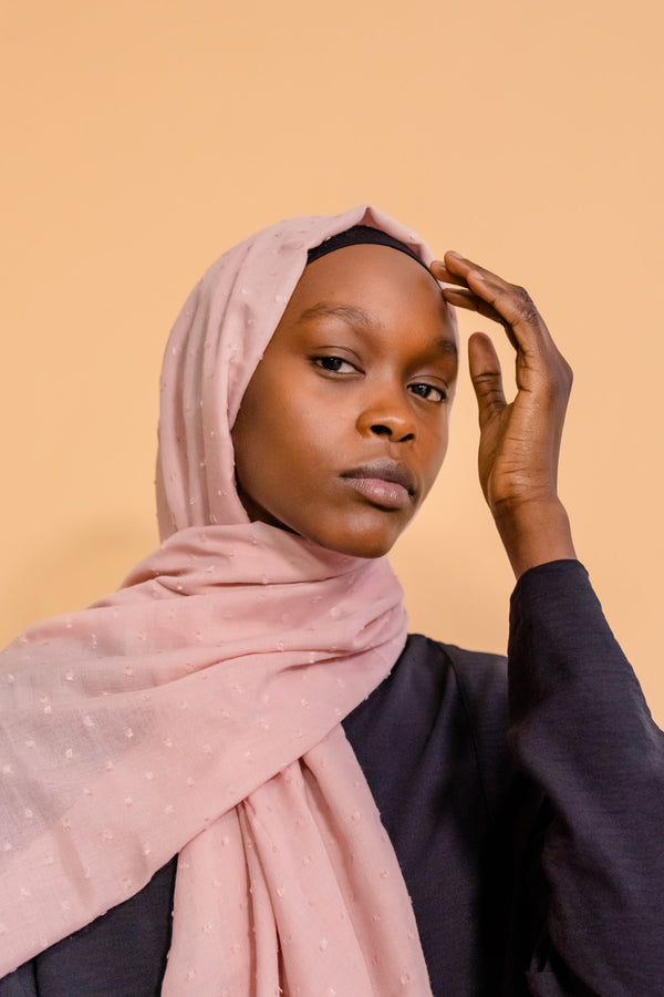 Rosewater Woven Hijab