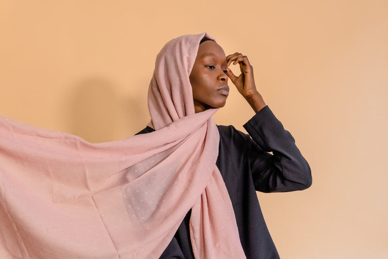 Rosewater Woven Hijab