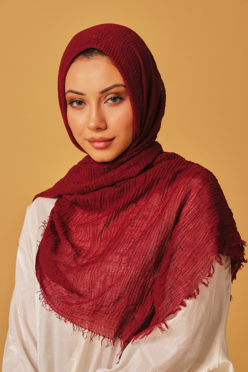 Bordeaux Cotton Hijab