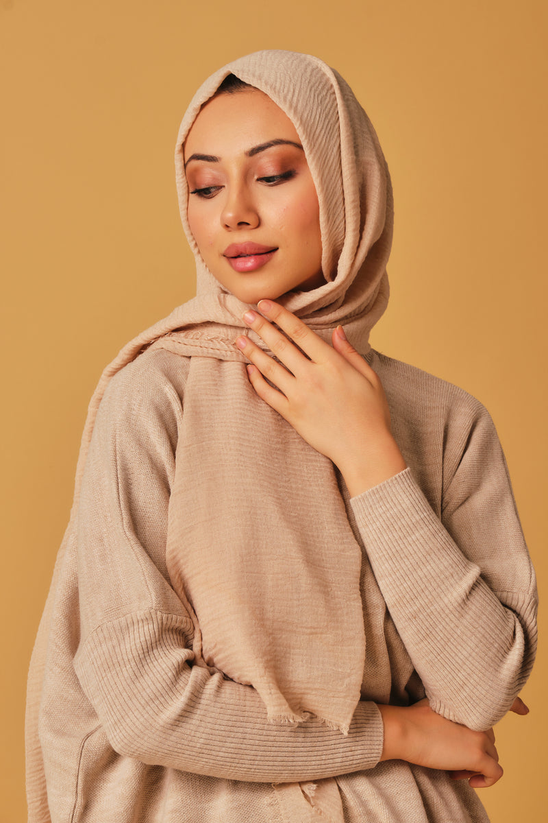 Nude Cotton Hijab
