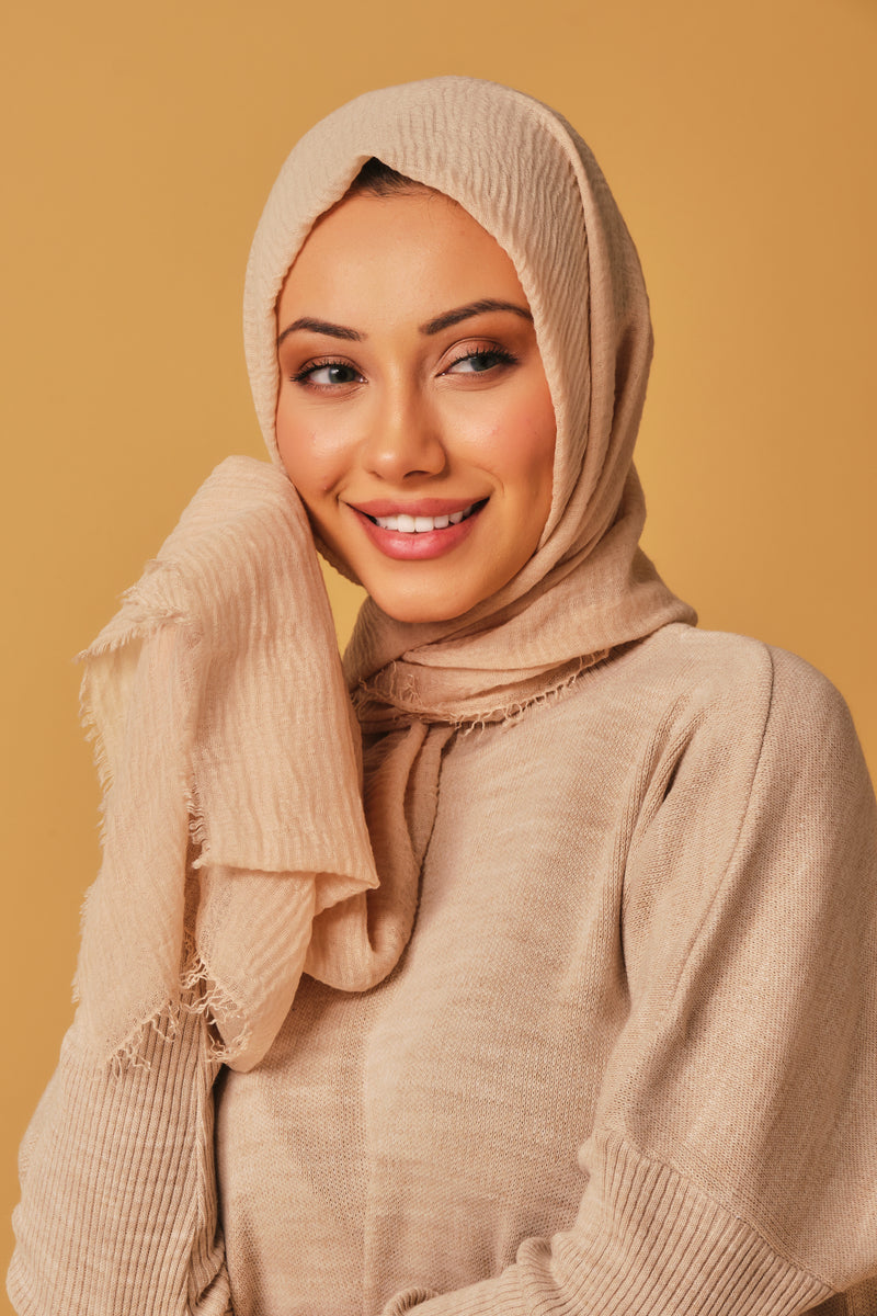 Nude Cotton Hijab