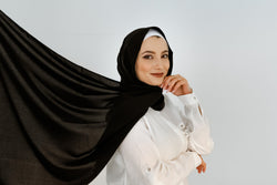 Premium Silk of Medina- Black
