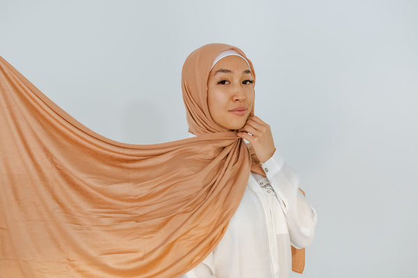 Caramel Jersey Hijab