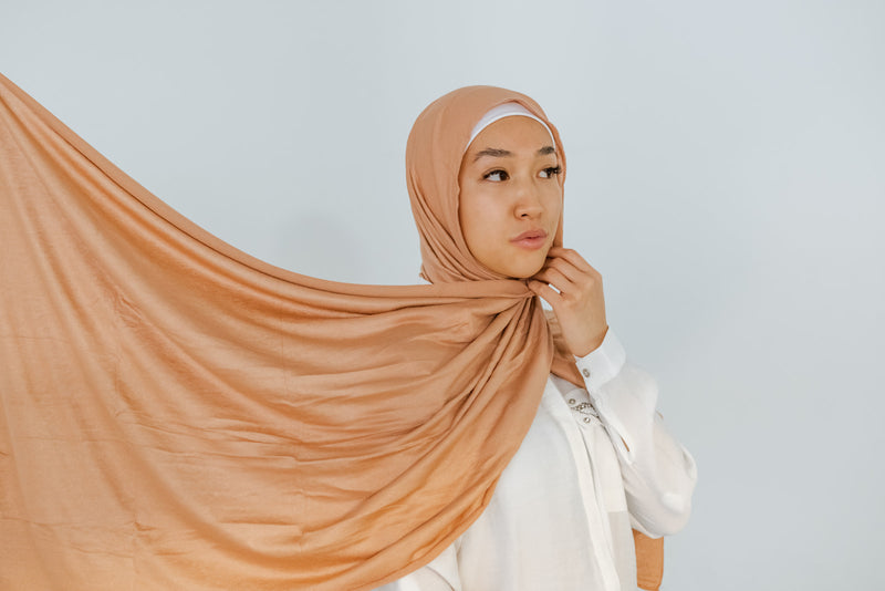 Caramel Jersey Hijab