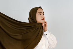 Premium Silk of Medina- Kaki